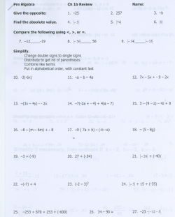 1. -25 Comparethe following using