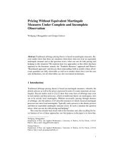 Pricing Without Equivalent Martingale Measures Under