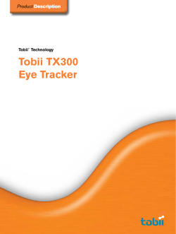 Tobii TX300 Eye Tracker