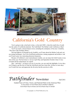 California`s Gold Country
