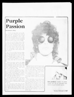 Purple Passion - TCU Digital Repository