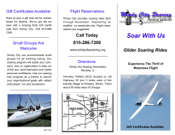 Soar With Us - Windy City Soaring Association