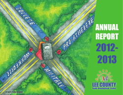 annual report - Lee County Youth Development Center