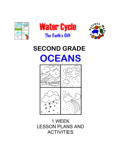 SECOND GRADE OCEANS - Math/Science Nucleus