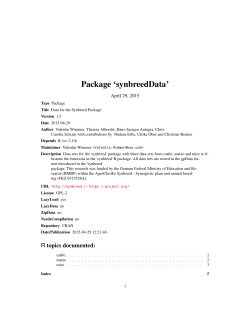 Package `synbreedData`