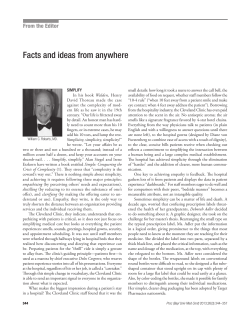 Facts and ideas from anywhere