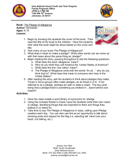 The Pledge of Allegiance