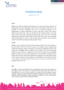 Essential in Egypt - Hosanna Tours and Travels