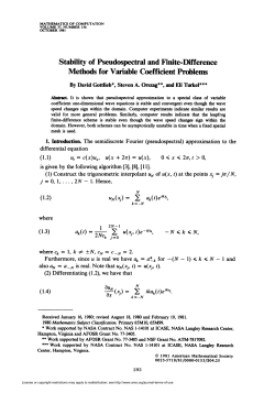 Methods for Variable Coefficient Problems