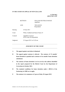 McKee v R - New Zealand Law Society
