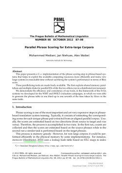 Parallel Phrase Scoring for Extra-large Corpora