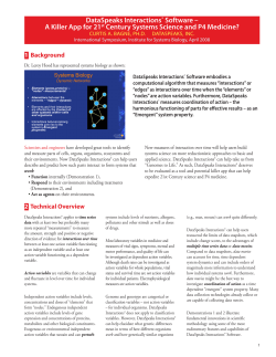 A Killer App for 21st Century Systems Science and P4