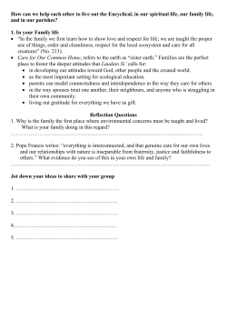 How can we help each other to live out the