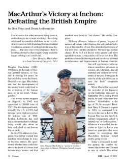 MacArthur`s Victory at Inchon: Defeating the British Empire by Don