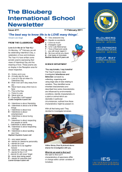 11 February 2011 - Blouberg International School