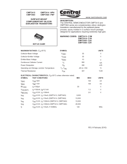 CMPTA14 TR Datasheet