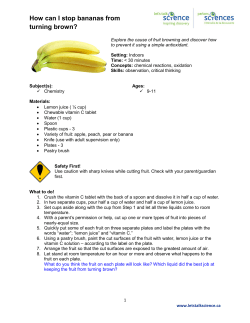 How can I stop bananas from turning brown?