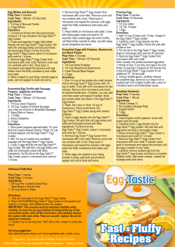 Egg-Tastic Egg Cooker Recipes