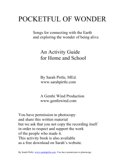 pocketful of wonder