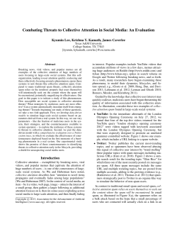 Combating Threats to Collective Attention in Social Media: An