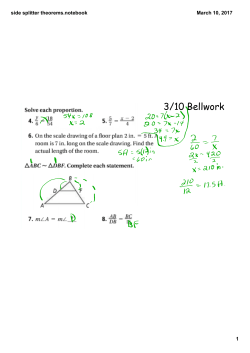 side splitter theorems.notebook