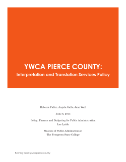 YWCA PierCe CountY - a blog - The Evergreen State College