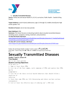 Sexually Transmitted Disease