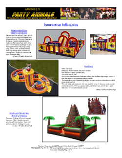 Interactive Inflatables - Maurice`s Party Animals