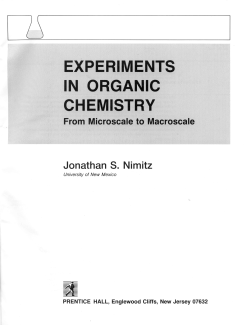 experiments in organic chemistry