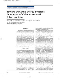 Toward Dynamic Energy-Efficient Operation of Cellular Network