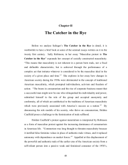 The Catcher in the Rye