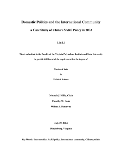 Domestic Politics and the International Community