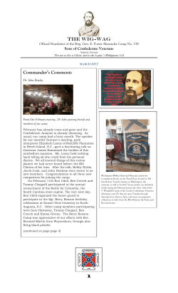 The Wig-WaG Commander`s Comments