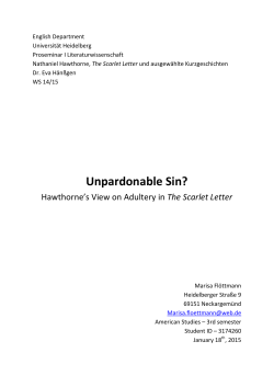 Unpardonable Sin?