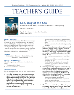 Teacher`s Guide - Peachtree Publishers