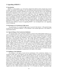 3. Upgrading of BESSY I