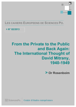 From the Private to the Public and Back Again: The