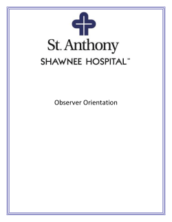 Observer Packet - SSM Health | Careers