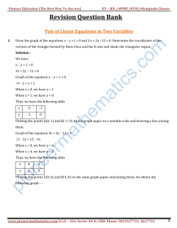 10th CBSE {SA - 1} Revision Pack Booklet - 1