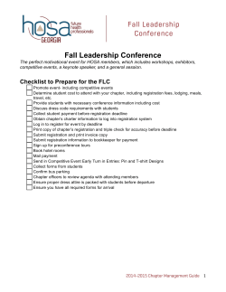 Fall Leadership Conference