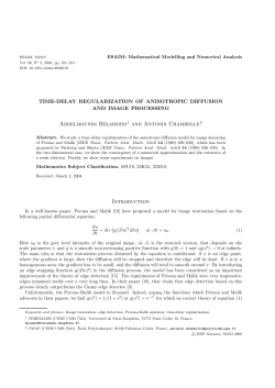 - ESAIM: Mathematical Modelling and Numerical
