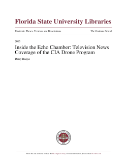Inside the Echo Chamber: Television News Coverage of