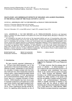 European Journal of Pharmacology, 34 (1975) 133