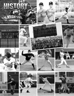 1 WRIGHT STATE BASEBALL
