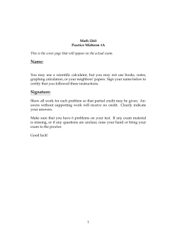 Solution - Math User Home Pages