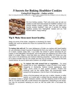 5 Secrets for Baking Healthier Cookies