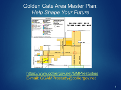 Golden Gate Estates Workshop