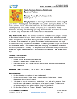 Paulie Pastrami Achieves World Peace By