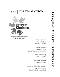 ssaquahalleylementary 2016 pta auction