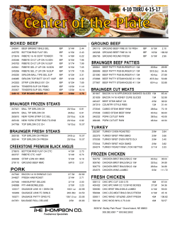 COP Item Listing 4-10 to 4-15-17